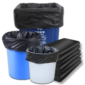 Eco Bio Kitchen Household Bio Garbage Bag with Bottom Gusset Drawstring Trash Bags for Waste Management for Industrial Use