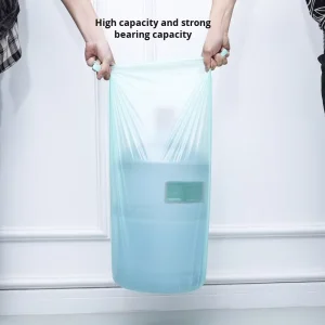 Eco-Friendly 100% Biodegradable PLA PBAT Garbage Bags Custom 13-Gallon Compostable Trash Bags for Household Products