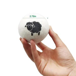 Eco Friendly 100% Wool Dryer Balls & Discs 6-10cm Size for Home Laundry Use