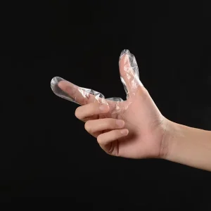 Eco-Friendly 2-Finger Cot Finger Stall Gloves for Household Use While Eating Fried Chicken