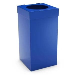 Eco Friendly 70L Waste Recycle Bin Corrugated PP Plastic ISO4001 9001 Certified Reusable Foldable Customizable