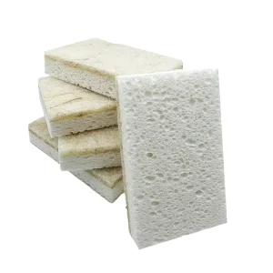 Eco Friendly Biodegradable Natural Sisal Pulp Cotton Cellulose Scrubber Compostable Coconut Sponge Scouring Pad