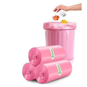 Eco Friendly Biodegradable Trash Bags Sustainable Compostable PBAT Plastic Gusseted Design for Home and Office Waste Disposal