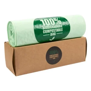 Eco Friendly Cornstarch Compostable Rubbish Food Waste Trash Bin Garbage Bags