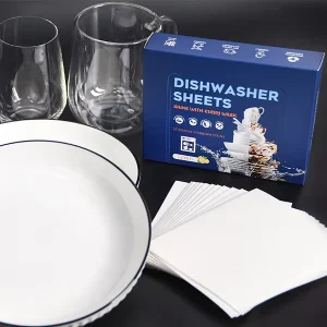 Eco Friendly Dishwashing Tablets Detergent Sheets for Clean