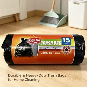 Eco Friendly Disposable Garbage Bags with Drawstring for Industrial Use and Customized Printing Sustainable Living
