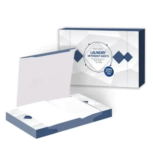 Eco Friendly Disposable Laundry Detergent Sheet Deep Cleaning for Clothes Solid Shape