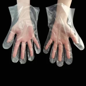 Eco Friendly Disposable PE Gloves Transparent Plastic Durable Anti Fouling Waterproof Thin Miracle Brand Single Bag Household