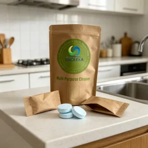 Eco Friendly Disposable PVA Free Solid Multi Function Detergent Cleaning Tablet All Purpose Refill
