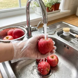 Eco Friendly Disposable TPE Gloves Heat Resistant Food Grade Waterproof Durable 100 Box Catering Kitchen Household