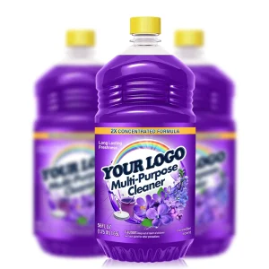 Eco Friendly Double Concentration Multi Purpose Cleaner 60 Fl.oz with Strong Cleaning and Lavender Scent for Floor Cleaning