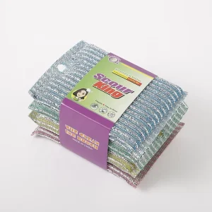 Eco Friendly Durable Absorbent Household Thickened High density Double sided Kitchen Dishwashing Sponges & Scouring Pads