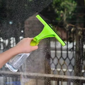 Eco Friendly Durable Multi-function Cleaning Wiper Window Squeegee Sprayer 21x27cm PP Natural Rubber Kitchen Bathroom