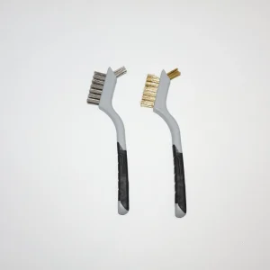 Eco Friendly Durable Multifunctional Copper Steel Cleaning Brushes Plastic Handle for Kitchen Bathroom Cleaning