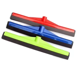 Eco Friendly Durable Plastic Water Wiper Multi Color EVA Handle Floor Squeegee