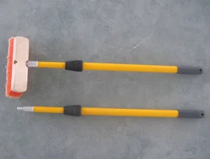 Eco Friendly Fiberglass Telescopic Rod Extension Pole Paint Roller Mop and Broom Handles Yellow Red