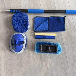 Eco Friendly Handheld Multifunction Household Cleaning Tools Set Microfiber Mop Towel for Car Auto Detailing