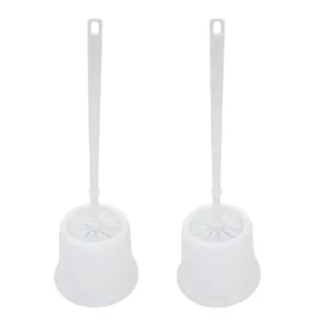 Eco Friendly Home Use Hand Held Toilet Brush & Bathroom Scourer with Nylon Bristles PP Material Factory Direct