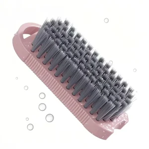 Eco Friendly Household Cleaning Brush with Nylon Bristles and Plastic Handle Scrubbing Tools Accessories