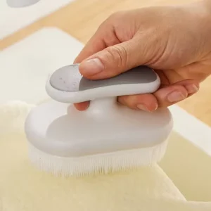 Eco Friendly Household Cleaning Brush with PE PP Handle and Nylon Bristles for Kitchen Bath Tiles Pets and Shoes