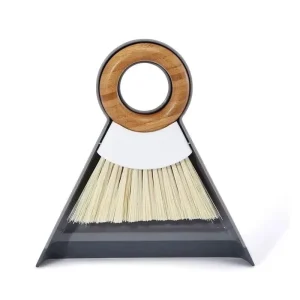 Eco Friendly Household Cleaning Tools Desktop Cleaning Mini Broom and Dustpan Set Wooden Handle Hanging Household Brush