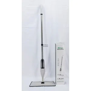 Eco Friendly Indoor Outdoor Flat Spray Mop Stainless Steel Pole Microfibre Fabric Rotating Telescoping Handle Mop
