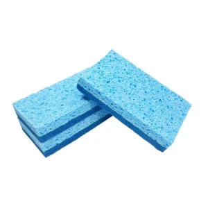 Eco Friendly Kitchen Cleaning Sponges Customized Logo Scouring Pads and Scrubbers Dish Washing Sponge Set