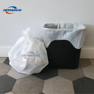Eco-Friendly Large Capacity Outdoor Household Garbage Bag Flap Tie Bin Liner Plastic Trash Bags