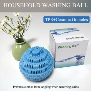 Eco Friendly Laundry Balls Reusable TPR Washing Ball With Ceramic Particles Household Laundry Washing Ball