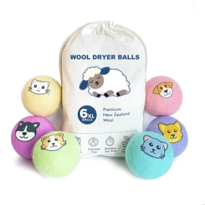 Eco Friendly Laundry Wool Dryer Balls With Cotton Bag Household Washing Laundry Wool Dryer Balls for Laundry