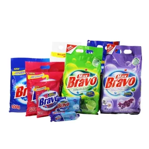 Eco Friendly Lemon Scent Detergent Powder for Apparel Laundry 2.5kg*4pcs Woven Bag