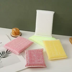 Eco-Friendly Lightweight Quick Drying Multi-Purpose Washable Sponge Scouring Pads for Dishwashing