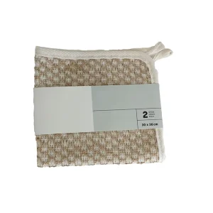 Eco Friendly Linen Cotton Cleaning Cloth Dish Washing Scrubber Cloth