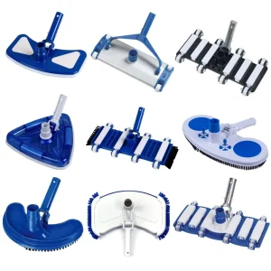 Eco Friendly Manual Cleaning Tool Plastic Blue Pool Vacuum Head