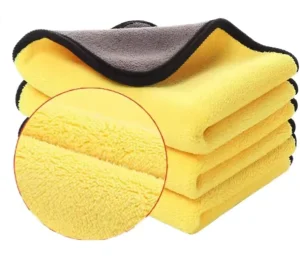 Eco Friendly Microfiber Cleaning Cloth Soft Quick Drying for Car Detailing Home & Kitchen Reusable & Safe to Wash