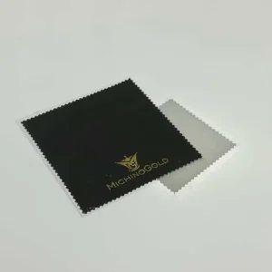 Eco-Friendly Microfiber Suede/Chamois Glasses Cleaning Cloth with Customizable Size & Edge Multi-Color Options