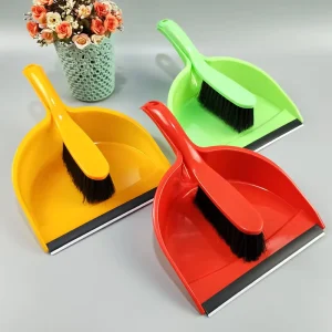 Eco Friendly Mini Cleaning Brush Set Short Handle TPR Broom Dustpan for Sofa Bed Keyboard Kitchen Desktop Pet Cleaning