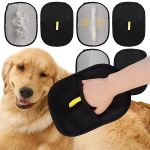 Eco Friendly Multi Function Pet Hair Remover Glove Static Powered Dual Sided Brush for Cats Dogs Lint Removal Grooming Comb