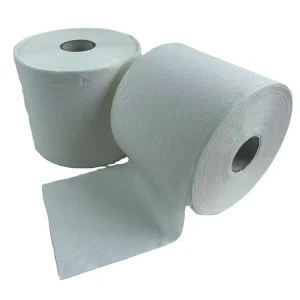 Eco Friendly Natural Recycled Pulp Wiping Paper Rolls Commercial Cleaning Cloths