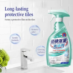 Eco-Friendly Oxalic Acid Grease and Mold Remover Spray for Tile Bathrooms