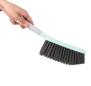 Eco Friendly PP Cleaning Brush with Caddy Style Plastic Handle and Soft Brush for Daily Dust Removal
