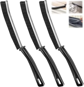 Eco Friendly PP Crevice Cleaning Brush Scourer Design for Window Gaps Bathroom Grout Hard Bristle
