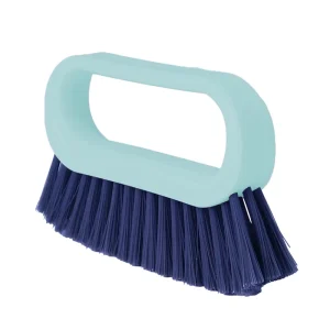 Eco Friendly PP Handle PET Bristles Handheld Scrub Brush for Bathroom Shower Tile Corners Kitchen Dust Cleaning Model