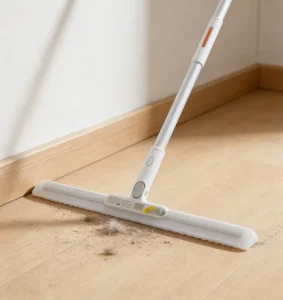 Eco Friendly PP Handle Silicone Broom Durable Construction Perfect for Removing Pet Hair and Debris