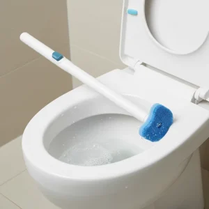 Eco-Friendly PP Material Flexible Long Handle Cleaning Brush with 6 Replacement Brushes