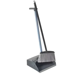 Eco Friendly PP Soft Bristles Cleaning Broom Dustpan Combination Wheeled Garbage Shovel Home Cleaning Supplies