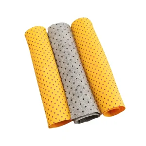 Eco Friendly Polyester+Viscose Non Woven Square Car Cleaning Cloth Microfiber 30g Quick Dry for Kitchen Bathroom Outdoor Use