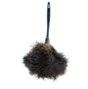 Eco Friendly Reusable Handheld Natural Color Ostrich Feather Duster for Cleaning Supplies Home Car Office