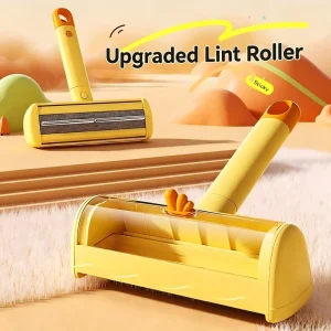 Eco Friendly Reusable Washable Pet Hair Remover Multifunctional Sticky Lint Roller for Clothes Sofa Bed Easy Clean PP Material