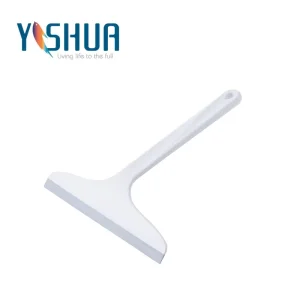Eco-Friendly Shower Squeegee Plastic Handle Hook Suction Cup Replacement Blades Floor Window Wiper Glass